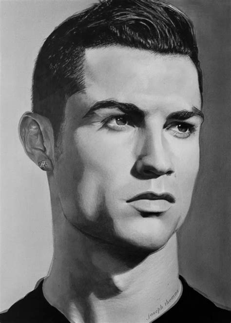 ronaldo drawing easy with pencil